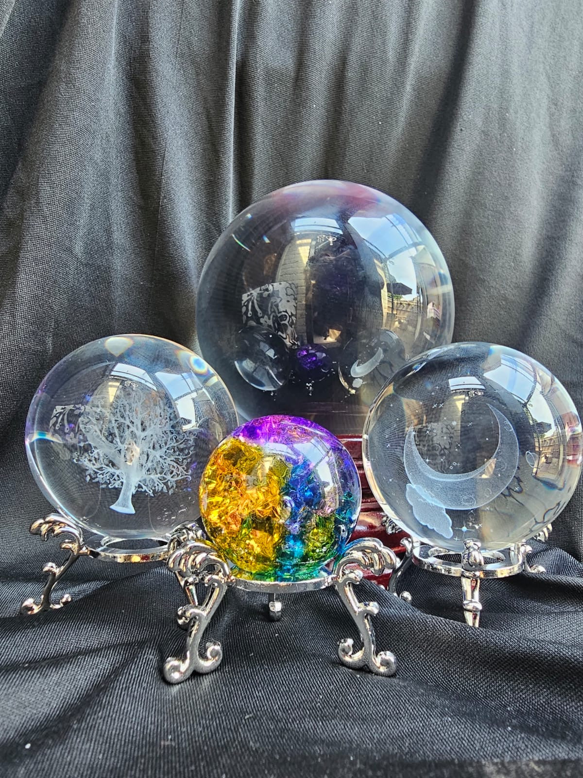 Coloured Crystal Balls (Small)