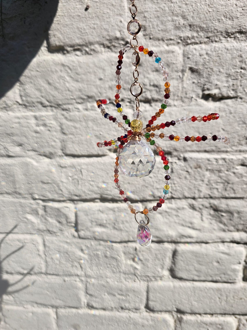 Solar Web Spider Suncatcher
