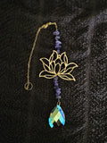 Gold Spinning Lotus Pendant