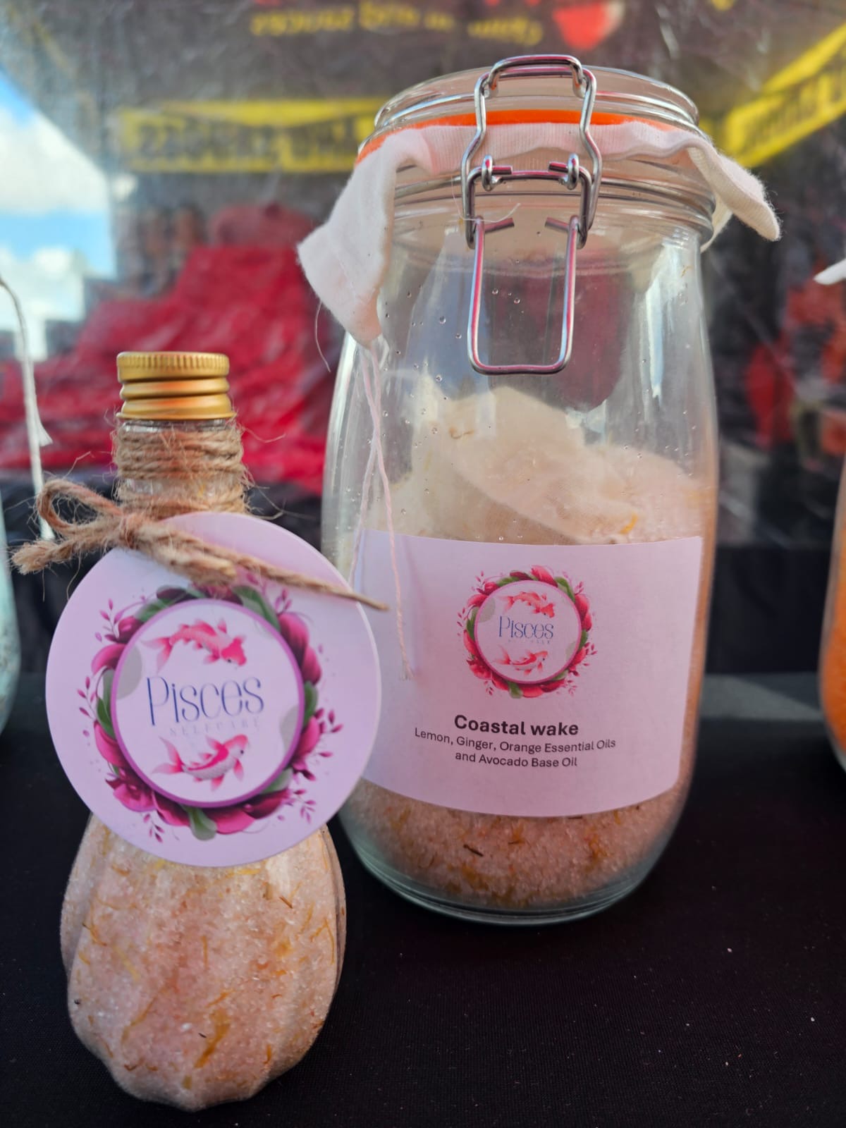 Pisces Bath Salts Jars
