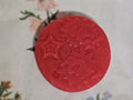 Red “Bang Pow” Circle Soap Bar