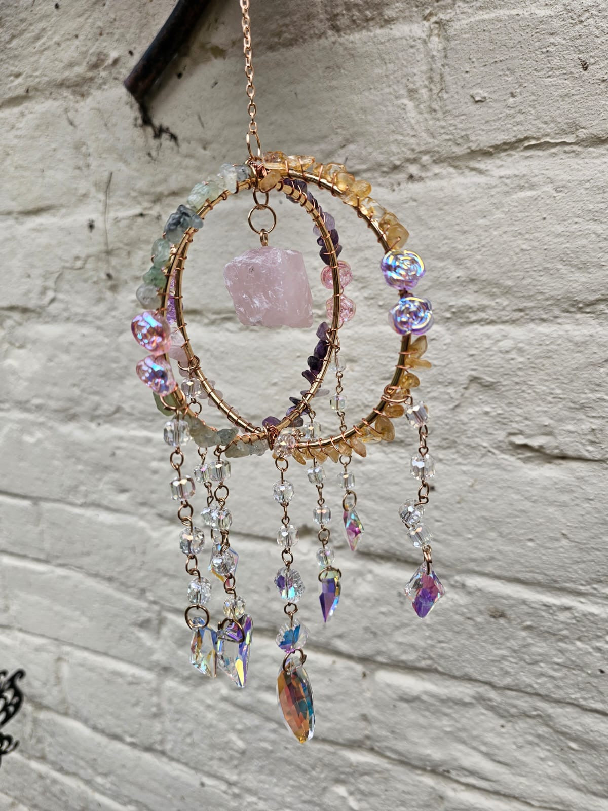 Mystic Dawn Crystal Suncatcher