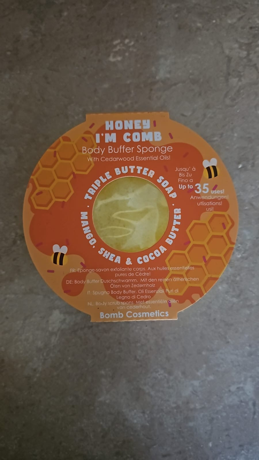 Honey I'm Comb Body Buffer Shower Soap