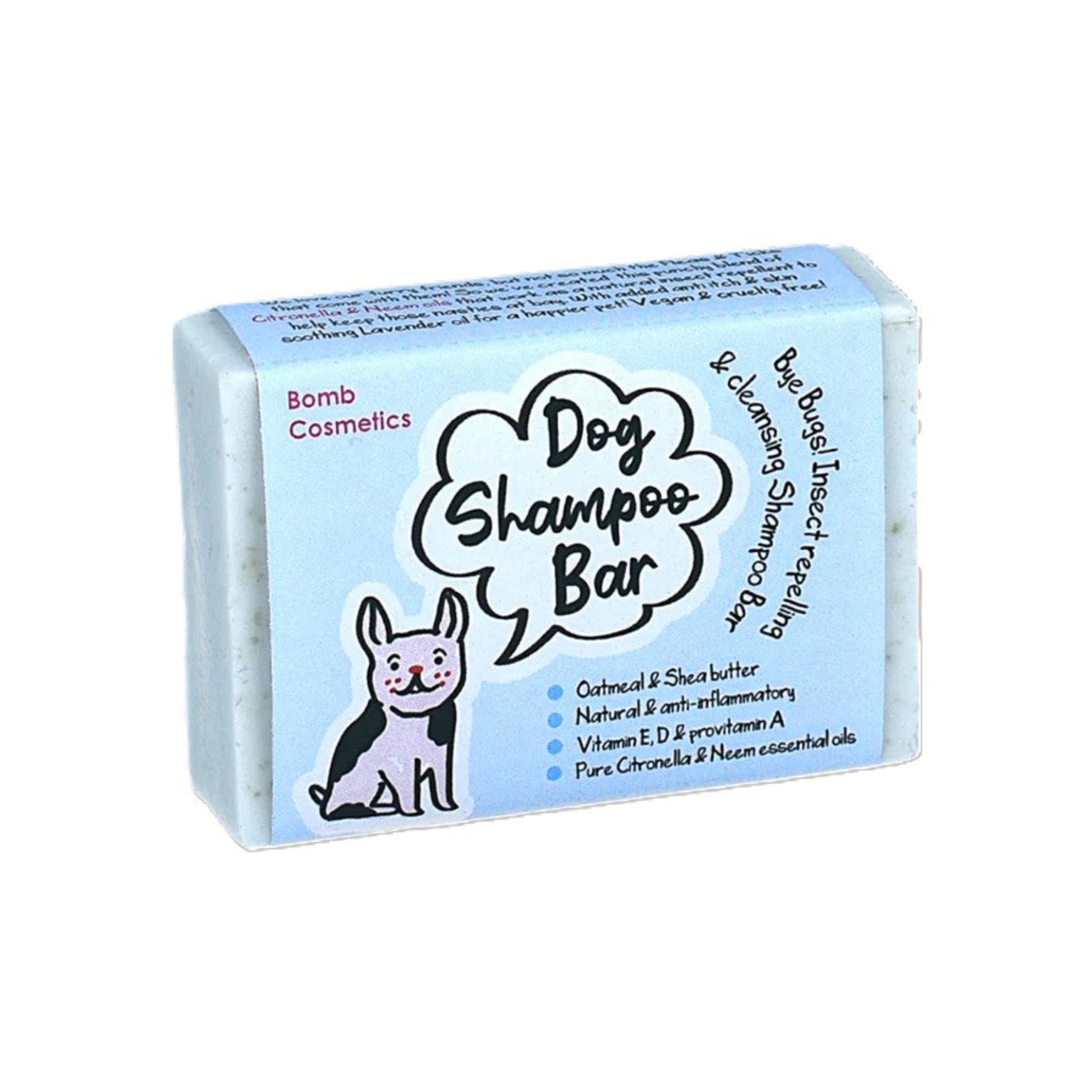 Bye Bugs! Insect Repelling & Cleansing Dog Shampoo Bar