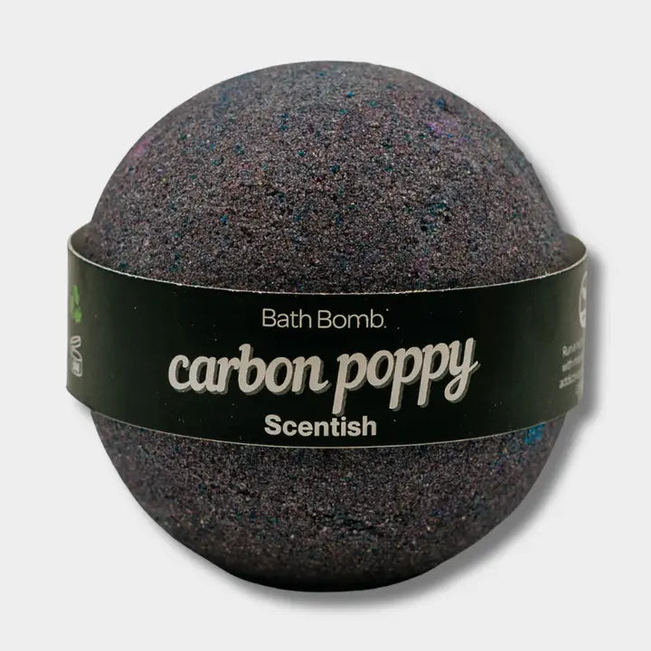 Carbon Poppy Bath Bomb