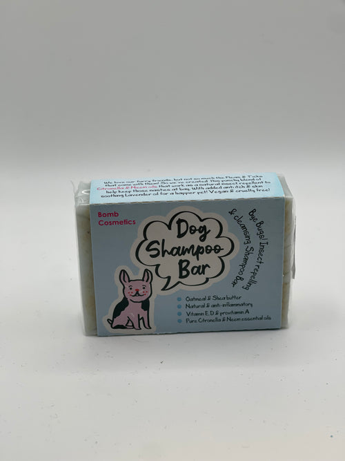 Bye Bugs! Insect Repelling & Cleansing Dog Shampoo Bar