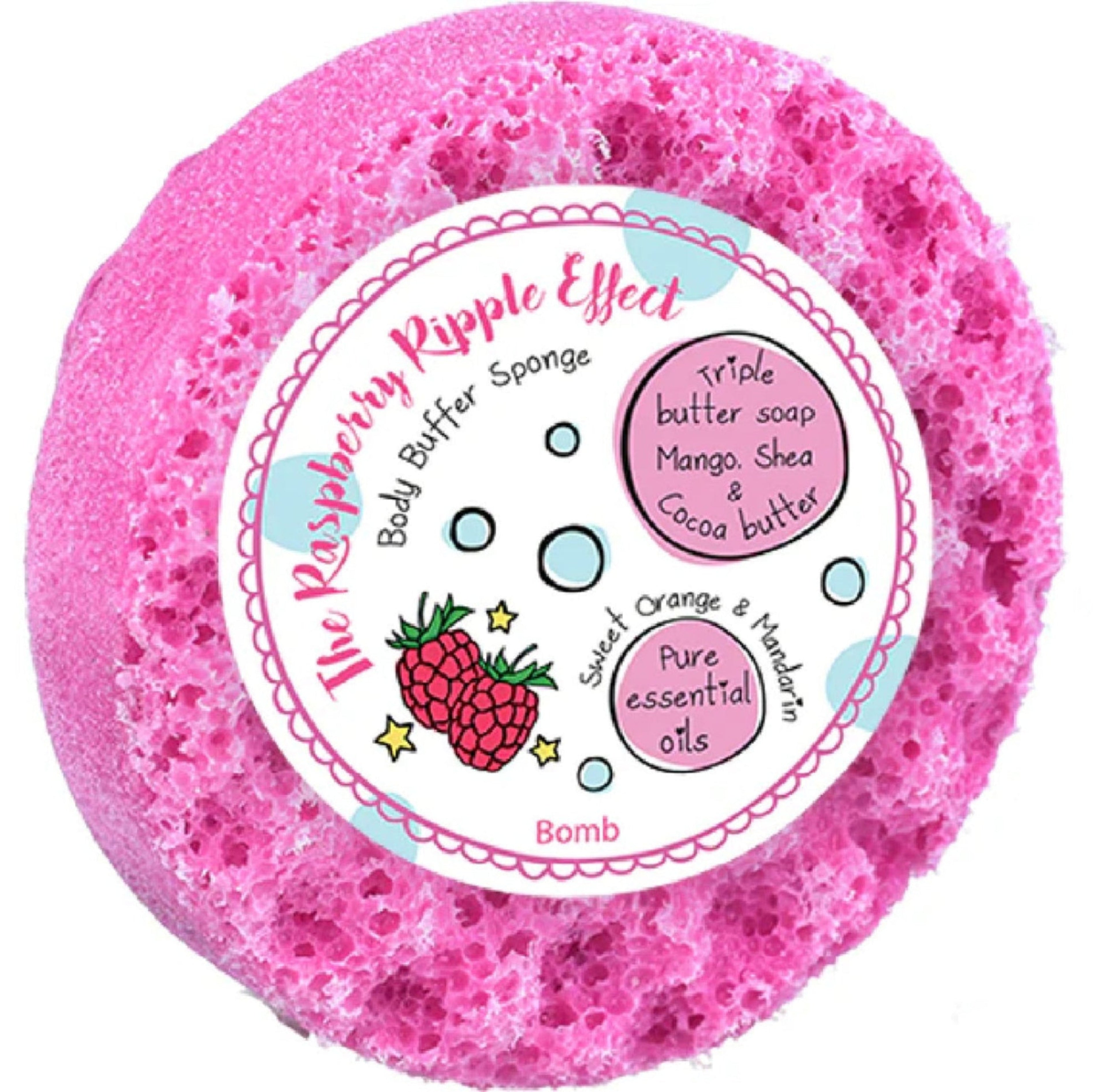 The Raspberry Ripple Effect Body Buffer Shower Soap