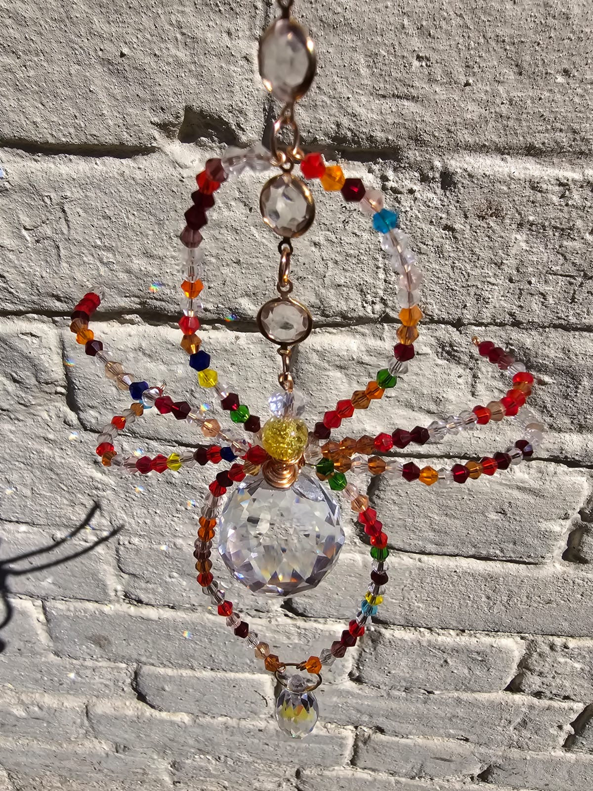 Solar Web Spider Suncatcher