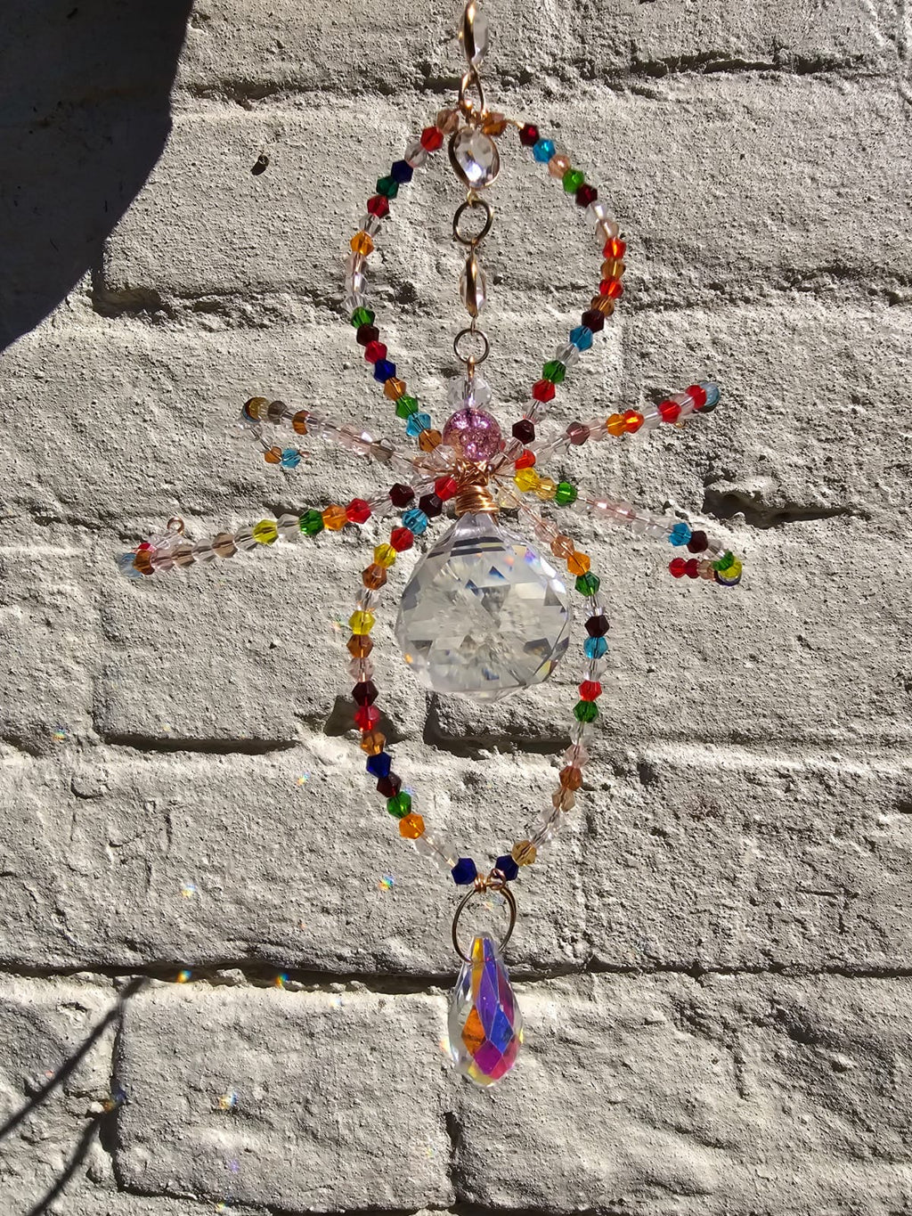 Solar Web Spider Suncatcher
