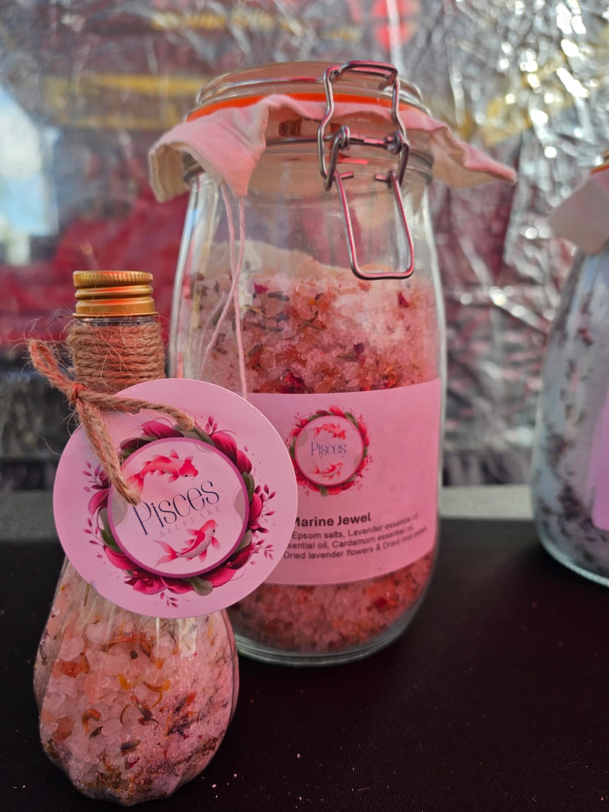 Pisces Bath Salts Jars