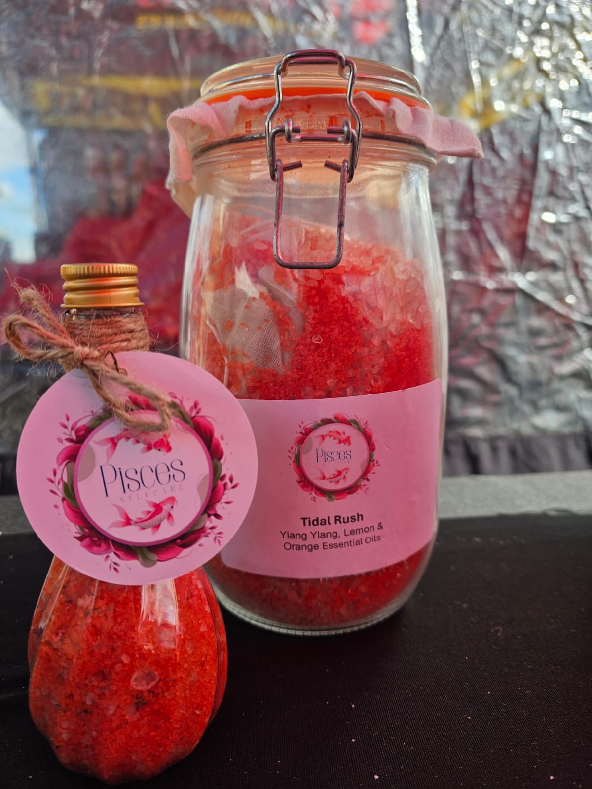 Pisces Bath Salts Jars