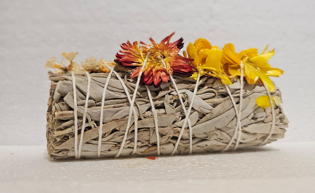 Sage With Flowers