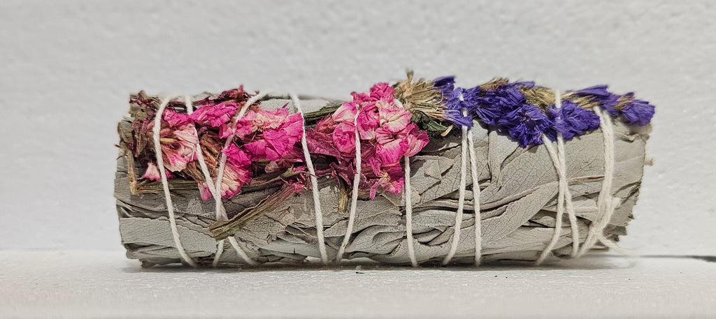 Sage With Flowers