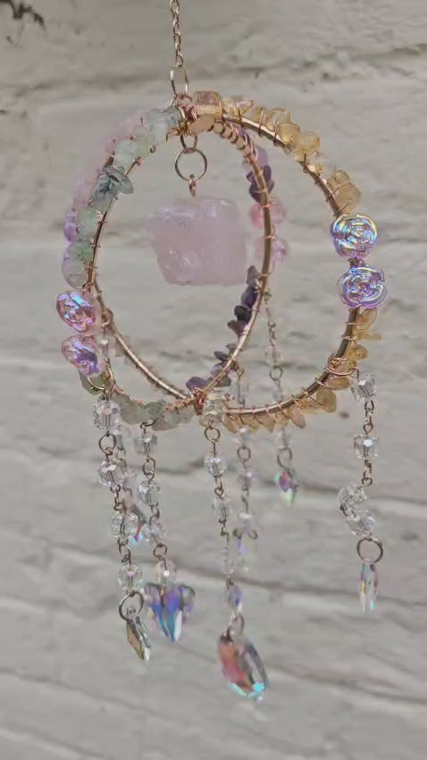 Mystic Dawn Crystal Suncatcher